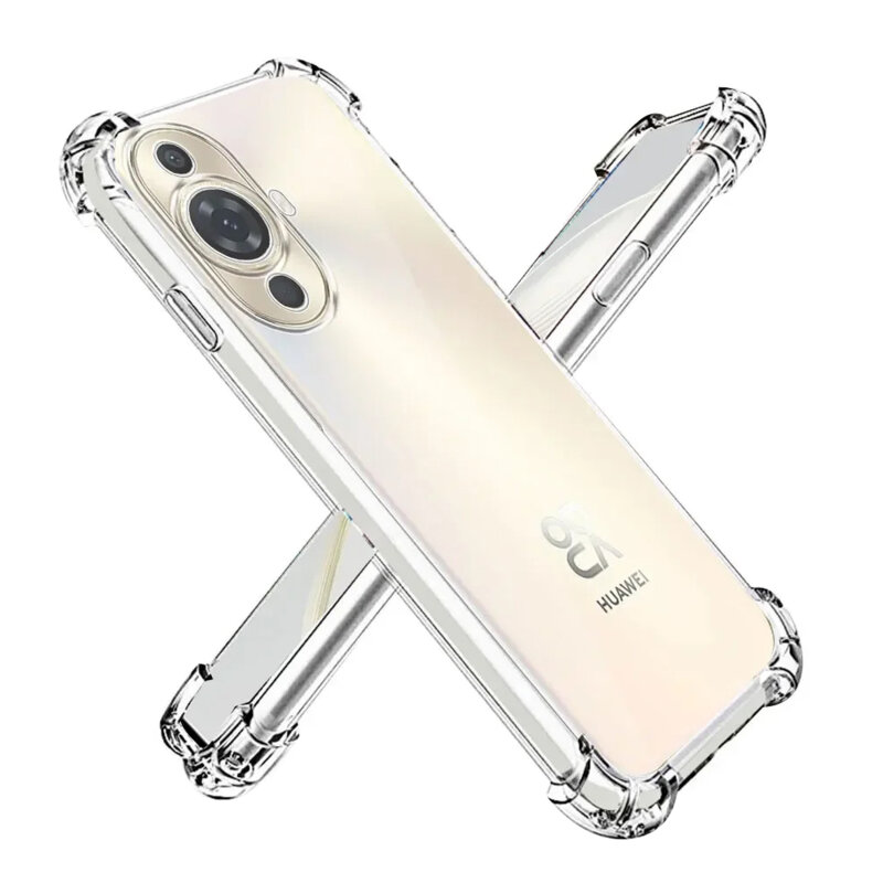 Husa Huawei nova 11 Techsuit Shockproof Clear Silicone, transparenta