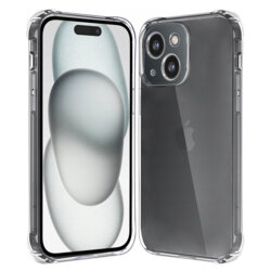Husa iPhone 15 Plus Techsuit Shockproof Clear Silicone, transparenta