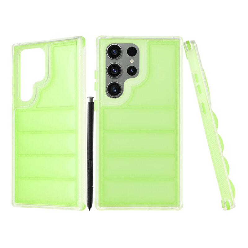 Husa Samsung Galaxy S23 FE Techsuit Wave Shield, verde