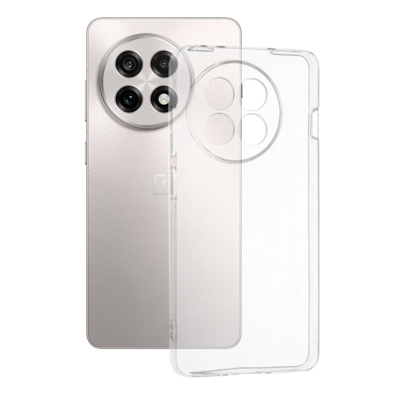 Husa OnePlus 13R Techsuit Clear Silicone, transparenta