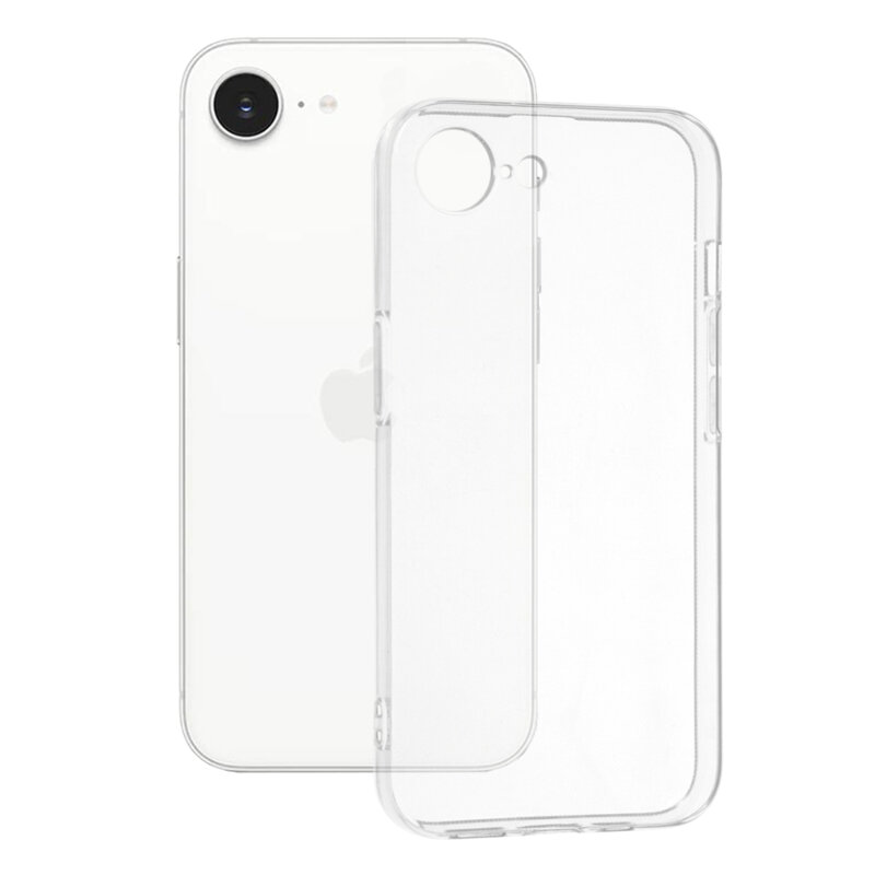 Husa iPhone 16e Techsuit Clear Silicone, transparenta