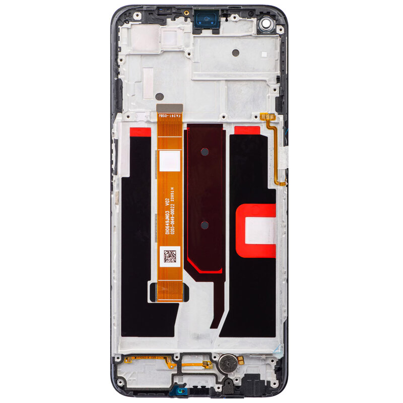 Display Oppo A74 5G touchscreen cu rama, negru