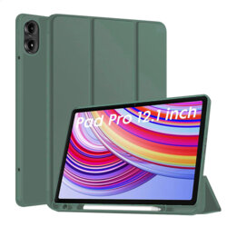Husa Xiaomi Redmi Pad Pro 5G Techsuit Flex Trifold Pen, verde inchis