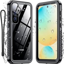 Husa impermeabila Samsung Galaxy S25 ShellBox Waterproof IP68, negru