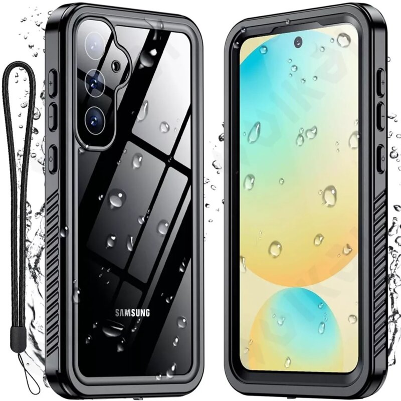 Husa impermeabila Samsung Galaxy S25 ShellBox Waterproof IP68, negru