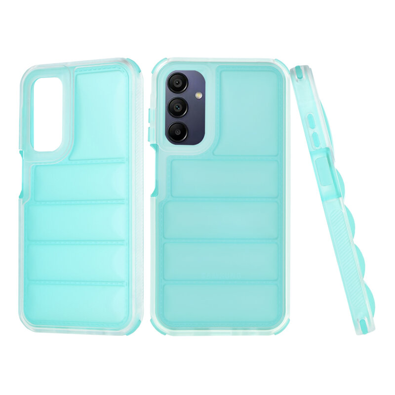 Husa Samsung Galaxy A15 4G Techsuit Wave Shield, turcoaz