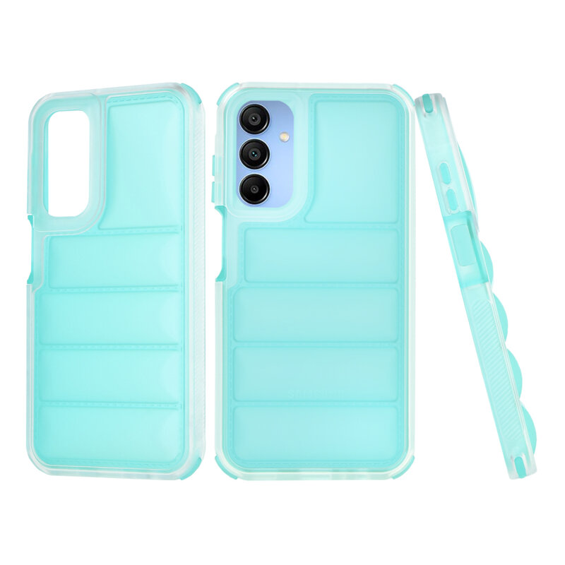 Husa Samsung Galaxy A15 5G Techsuit Wave Shield, turcoaz