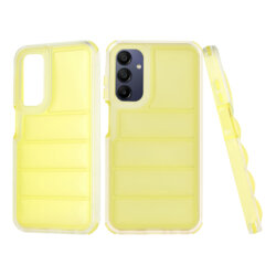 Husa Samsung Galaxy A15 4G Techsuit Wave Shield, galben
