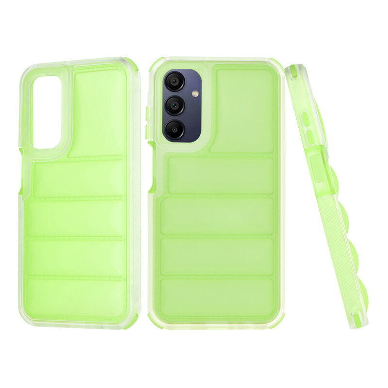 Husa Samsung Galaxy A15 4G Techsuit Wave Shield, verde