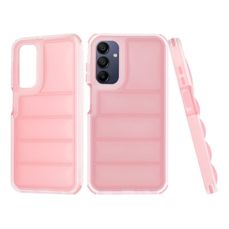 Husa Samsung Galaxy A15 4G Techsuit Wave Shield, roz