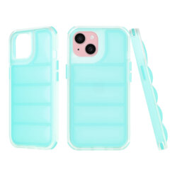 Husa iPhone 15 Techsuit Wave Shield, turcoaz