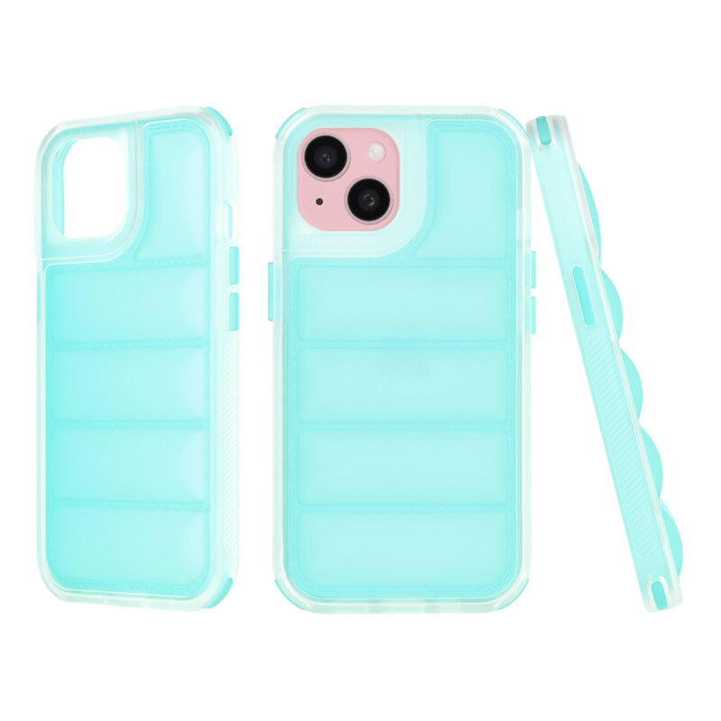 Husa iPhone 15 Techsuit Wave Shield, turcoaz
