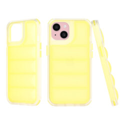 Husa iPhone 15 Techsuit Wave Shield, galben