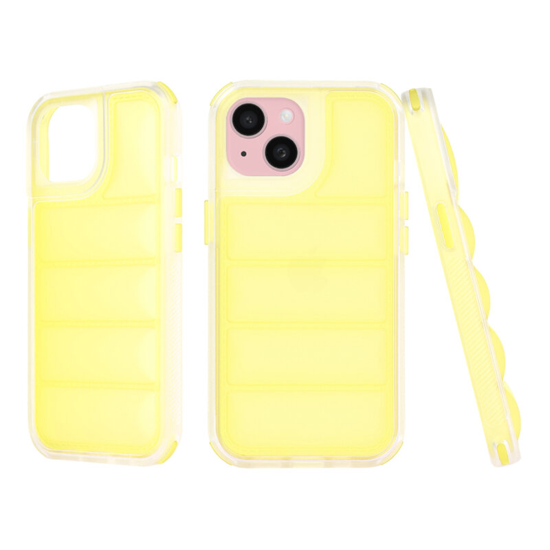 Husa iPhone 15 Techsuit Wave Shield, galben