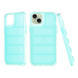 Husa iPhone 15 Plus Techsuit Wave Shield, turcoaz
