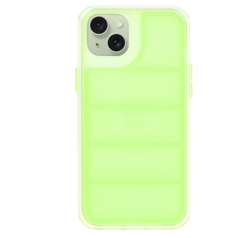 Husa iPhone 15 Plus Techsuit Wave Shield, verde
