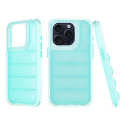 Husa iPhone 15 Pro Techsuit Wave Shield, turcoaz