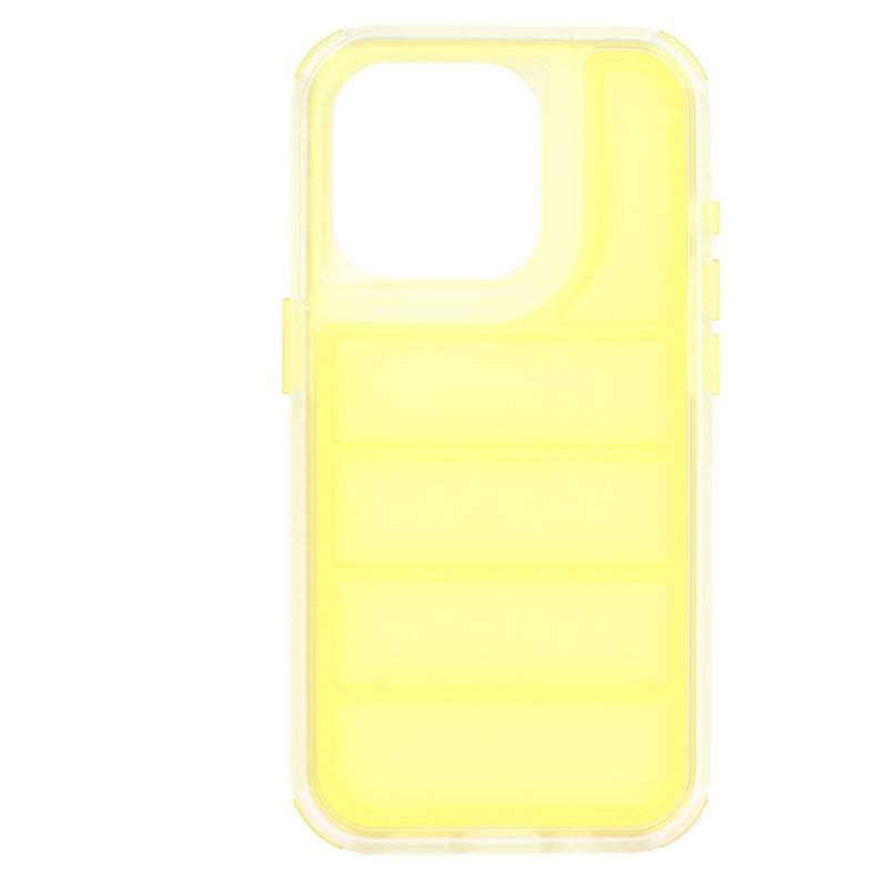 Husa iPhone 15 Pro Techsuit Wave Shield, galben