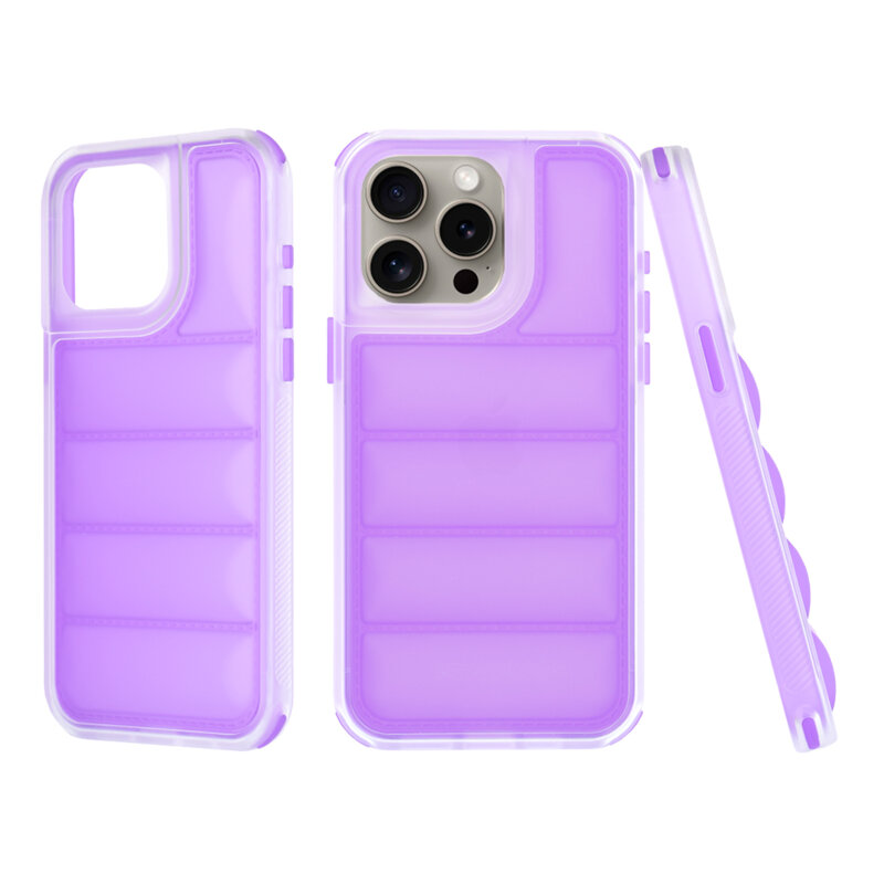 Husa iPhone 15 Pro Max Techsuit Wave Shield, mov
