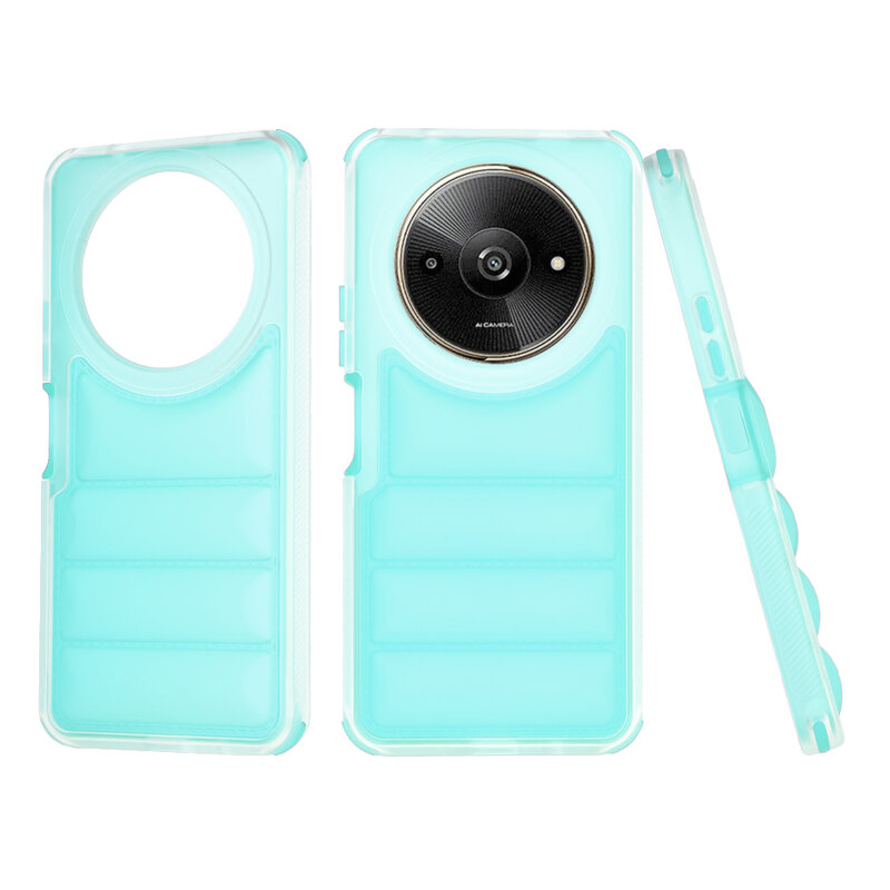 Husa Xiaomi Redmi A3x Techsuit Wave Shield, turcoaz