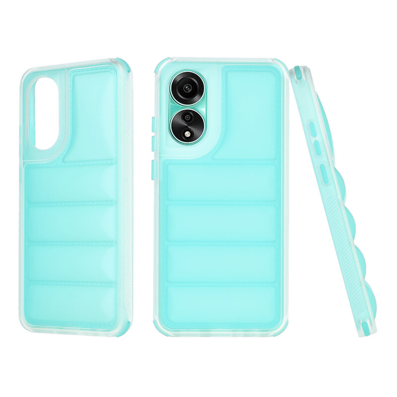 Husa Oppo A78 4G Techsuit Wave Shield, turcoaz