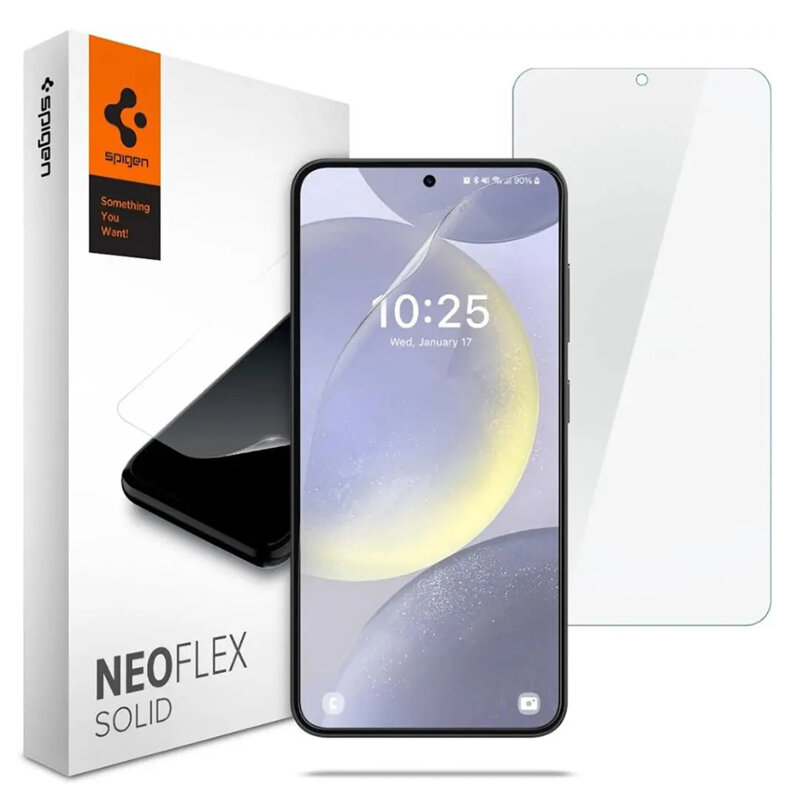 [Pachet 2x] Folie Samsung Galaxy S24 Spigen Neo Flex, transparenta