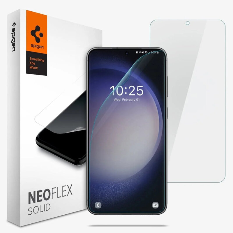 [Pachet 2x] Folie Samsung Galaxy S23 Plus Spigen Neo Flex, transparenta