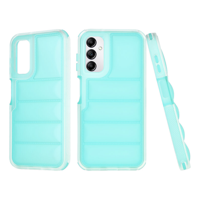 Husa Samsung Galaxy A14 5G Techsuit Wave Shield, turcoaz