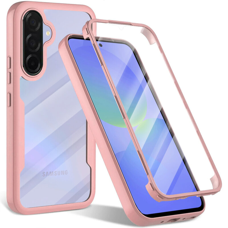 Husa 360° Samsung Galaxy A36 5G Techsuit ColorVerse, roz
