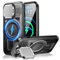 Husa iPhone 13 Pro Max protectie camera Techsuit CamVault MagSafe, negru