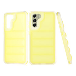 Husa Samsung Galaxy S21 FE 5G Techsuit Wave Shield, galben