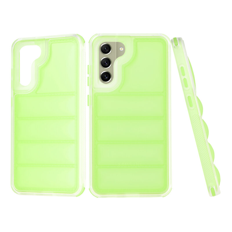Husa Samsung Galaxy S21 FE 5G Techsuit Wave Shield, verde