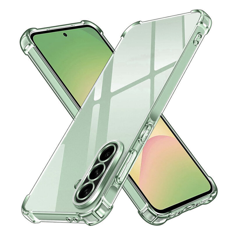 Husa Samsung Galaxy A56 5G Techsuit Shockproof Clear Silicone, transparenta