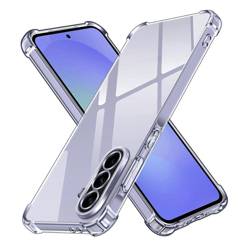 Husa Samsung Galaxy A36 5G Techsuit Shockproof Clear Silicone, transparenta