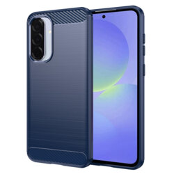 Husa Samsung Galaxy A36 5G Techsuit Carbon Silicone, albastru