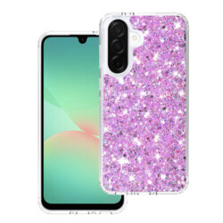 Husa cu sclipici Samsung Galaxy A26 5G Techsuit Sparkly Glitter, magenta