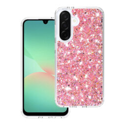 Husa cu sclipici Samsung Galaxy A26 5G Techsuit Sparkly Glitter, roz