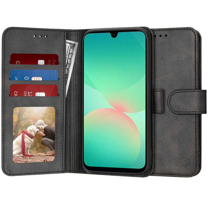 Husa 360 Samsung Galaxy A26 5G Techsuit Diary Book, negru