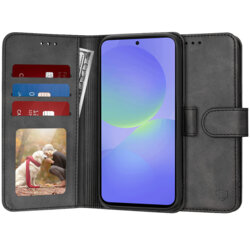 Husa 360 Samsung Galaxy A36 5G Techsuit Diary Book, negru