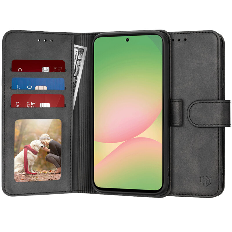 Husa 360 Samsung Galaxy A56 5G Techsuit Diary Book, negru