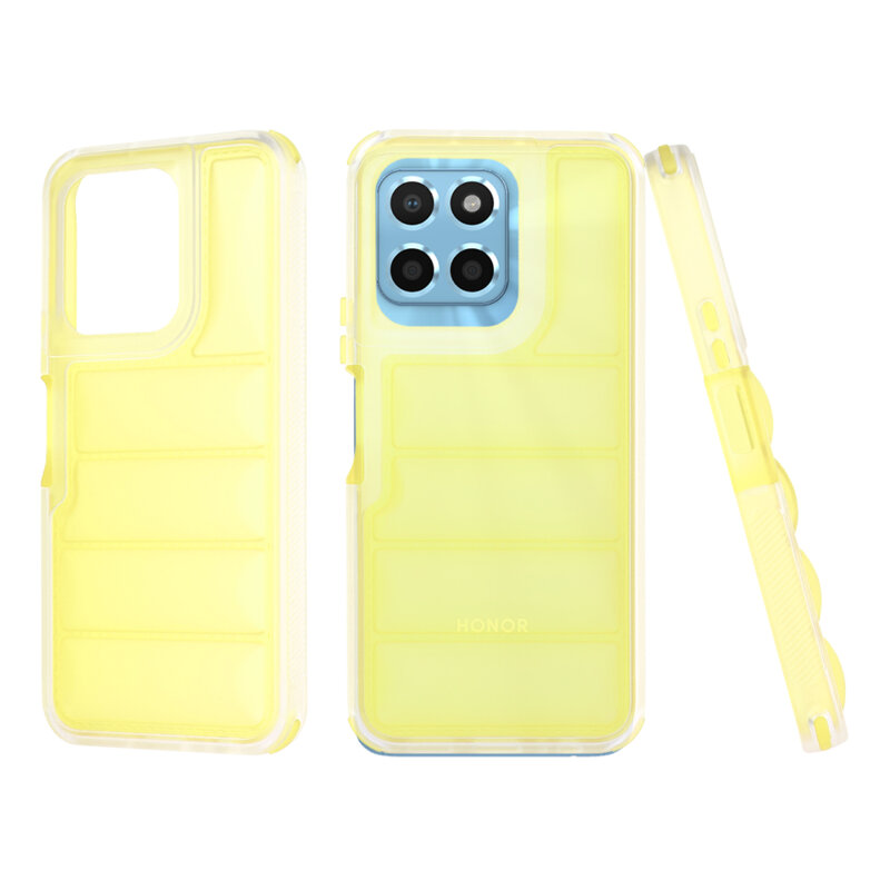 Husa Honor X8 5G Techsuit Wave Shield, galben