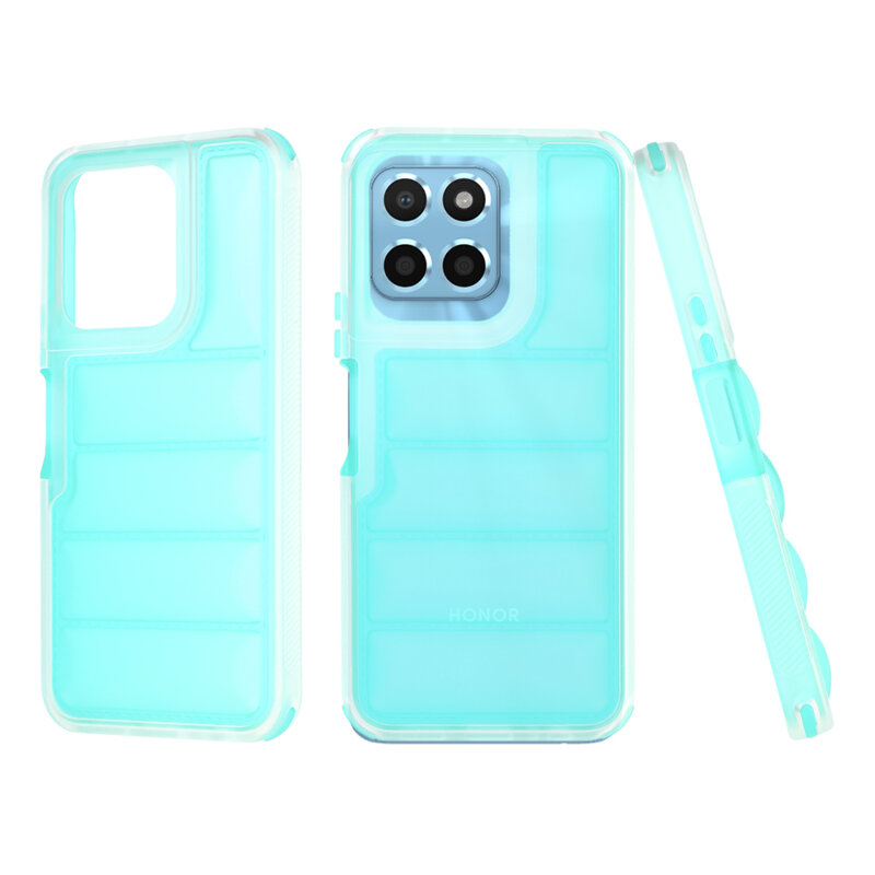 Husa Honor X8 5G Techsuit Wave Shield, turcoaz