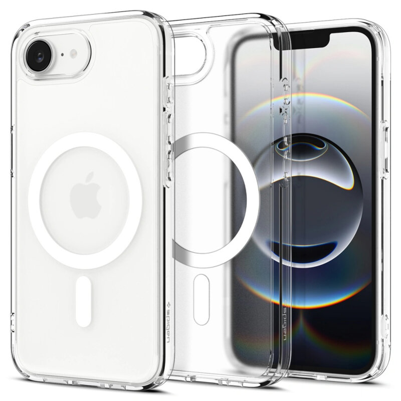 Husa iPhone 16e Spigen Ultra Hybrid MagSafe, frost white