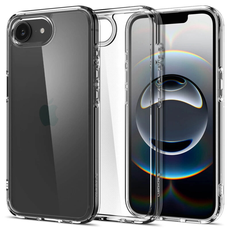 Husa iPhone 16e Spigen Ultra Hybrid, transparenta