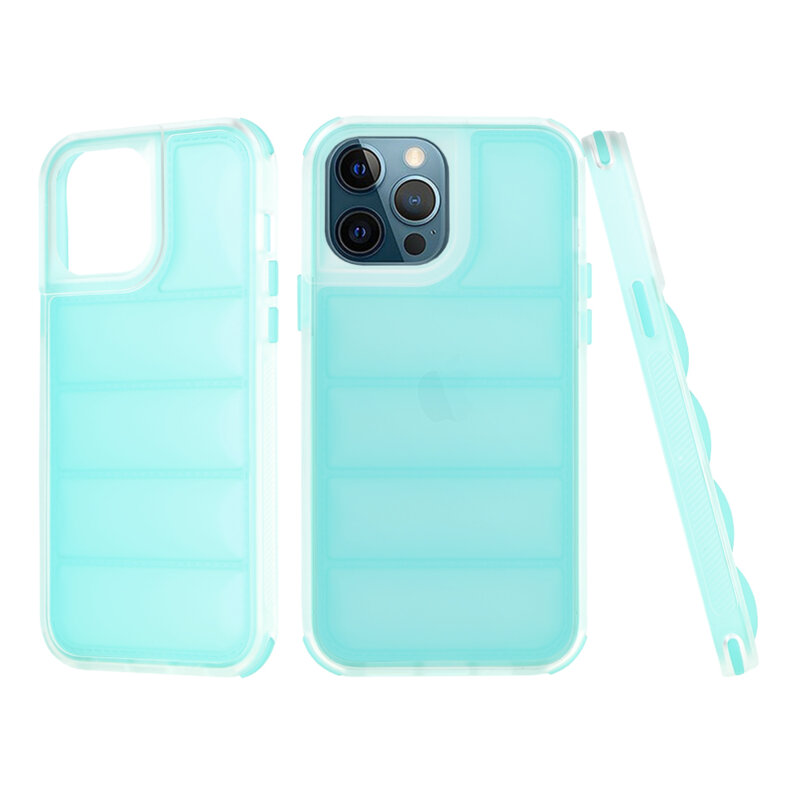 Husa iPhone 12 Pro Max Techsuit Wave Shield, turcoaz