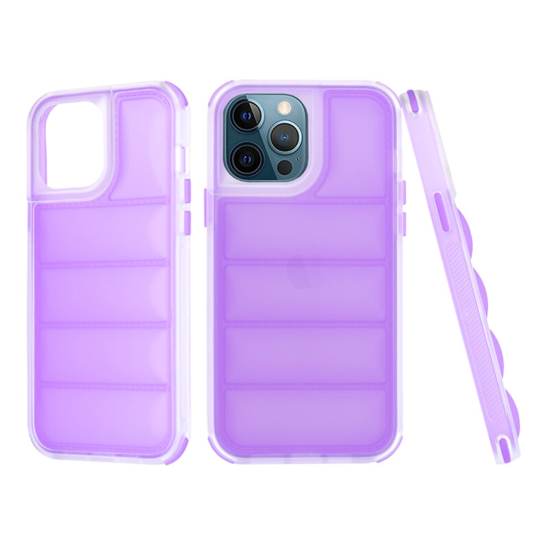 Husa iPhone 12 Pro Max Techsuit Wave Shield, mov