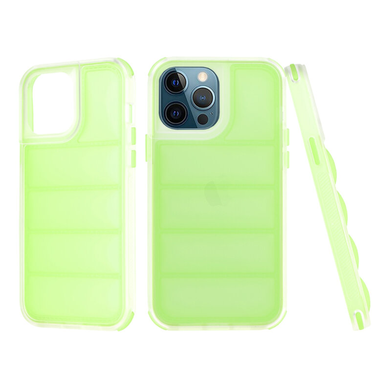 Husa iPhone 12 Pro Max Techsuit Wave Shield, verde