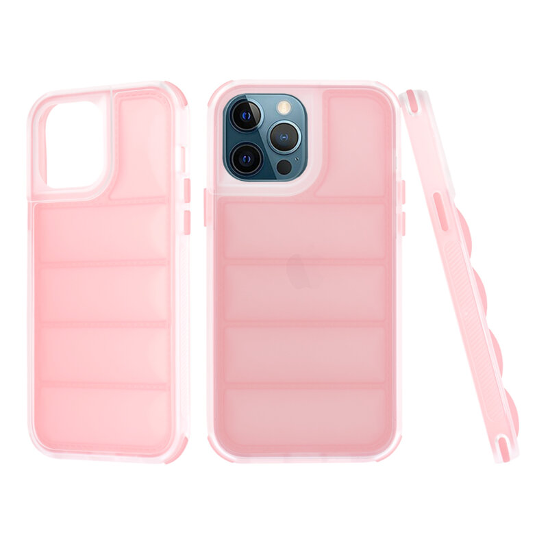 Husa iPhone 12 Pro Max Techsuit Wave Shield, roz