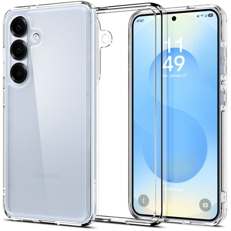 Husa Samsung Galaxy S25 Plus Spigen Ultra Hybrid, transparenta