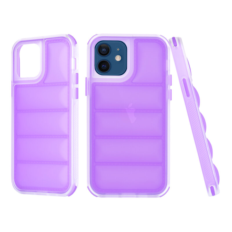 Husa iPhone 12 Techsuit Wave Shield, mov